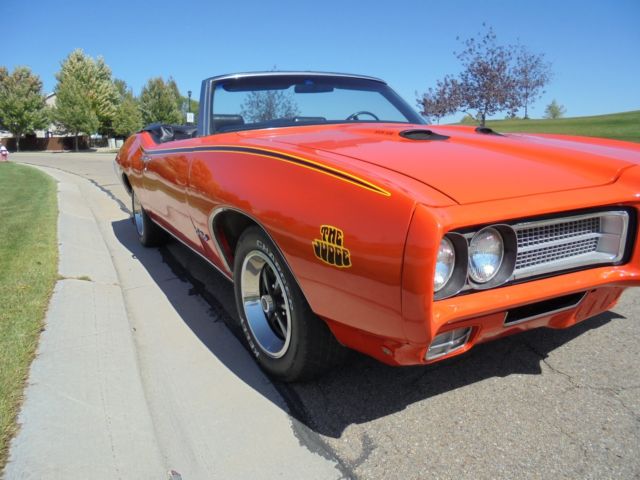 1969 Carousel Red Pontiac GTO Convertible