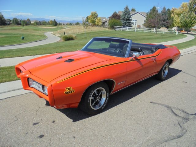 1969 Carousel Red Pontiac GTO Convertible