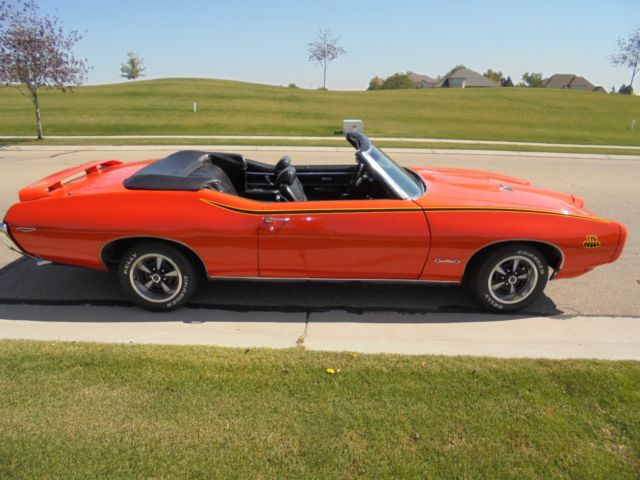 1969 Carousel Red Pontiac GTO Convertible
