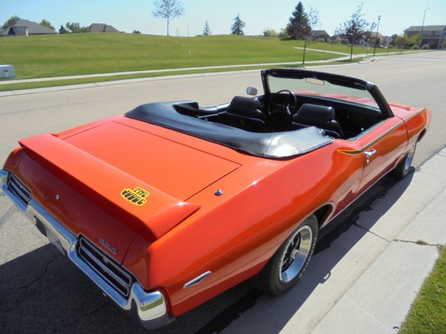 1969 Carousel Red Pontiac GTO Convertible