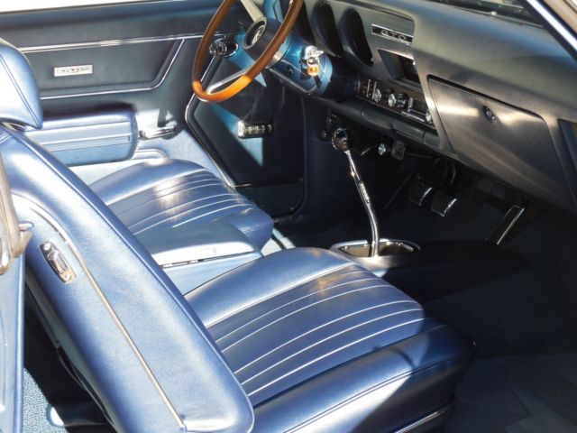 1969 Liberty Blue Pontiac GTO Convertible