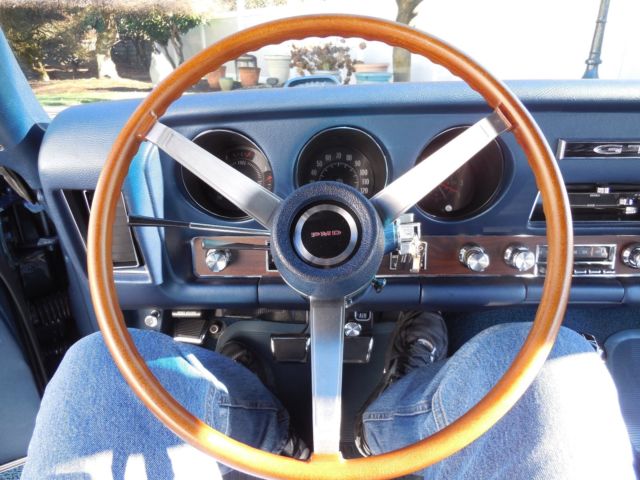 1969 Liberty Blue Pontiac GTO Convertible