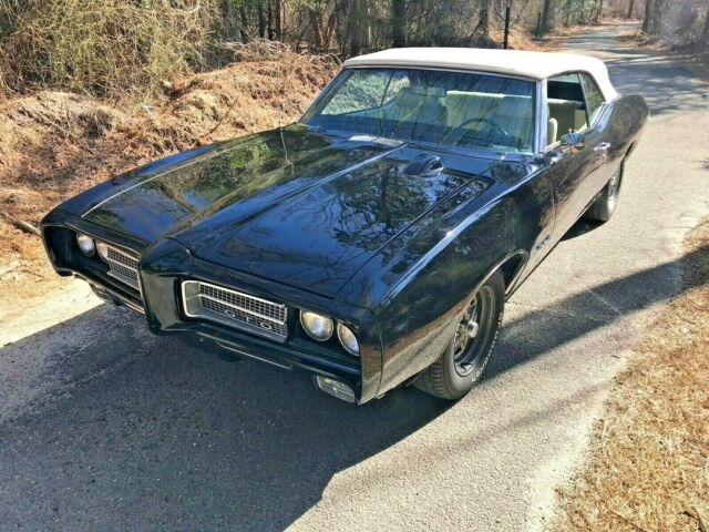 1969 Black Pontiac GTO Convertible