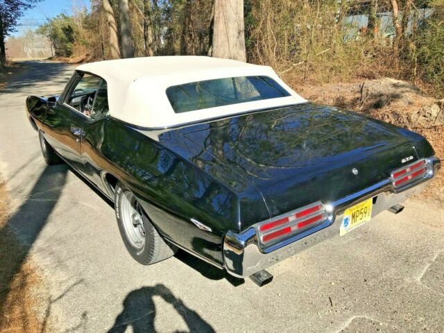 1969 Black Pontiac GTO Convertible