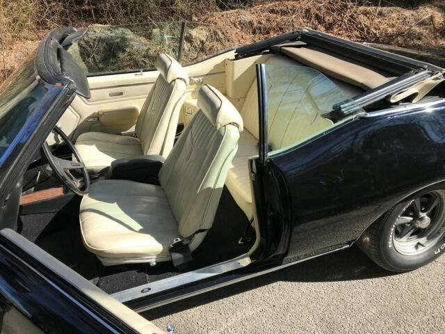 1969 Black Pontiac GTO Convertible