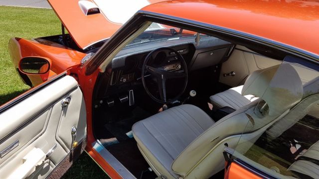 1969 Orange Pontiac GTO Coupe