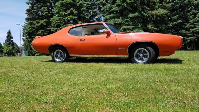 1969 Orange Pontiac GTO Coupe