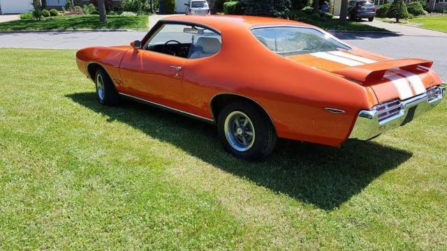 1969 Orange Pontiac GTO Coupe