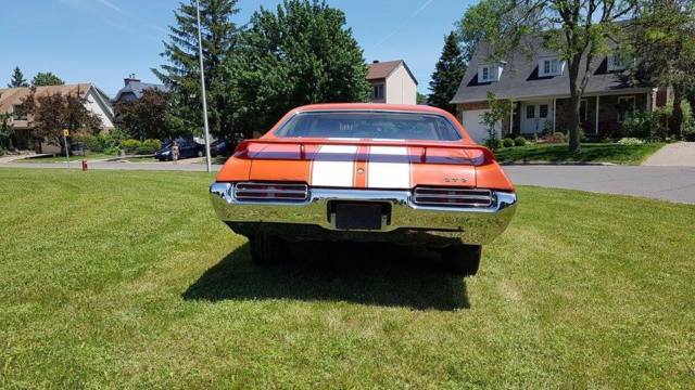 1969 Orange Pontiac GTO Coupe