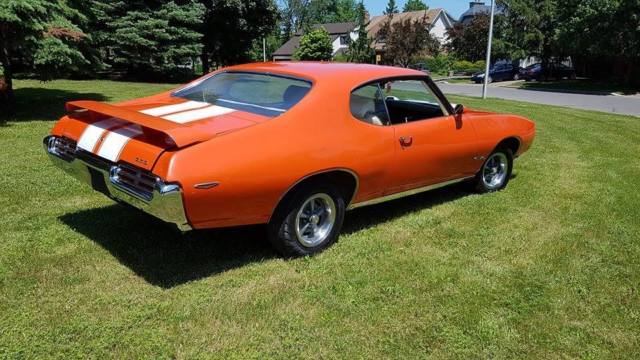 1969 Orange Pontiac GTO Coupe