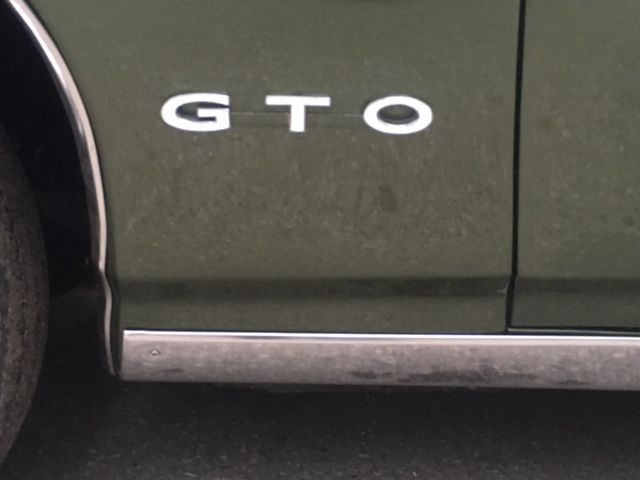 1969 Black Pontiac GTO Coupe