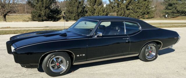 1969 Black Pontiac GTO Coupe