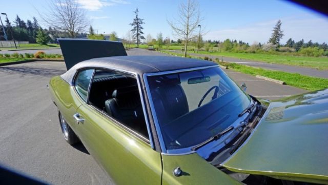 1969 Green Pontiac GTO Coupe