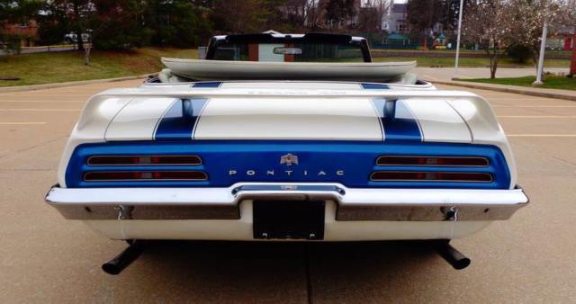 1969 White Pontiac Trans Am CONVERTIBLE