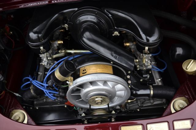 1969 Burgundy Porsche 911 Coupe