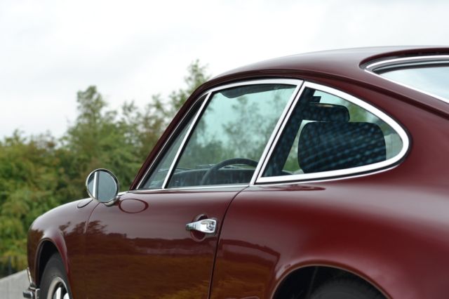 1969 Burgundy Porsche 911 Coupe