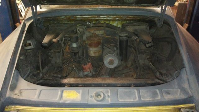 1969 Yellow Porsche 912 Coupe