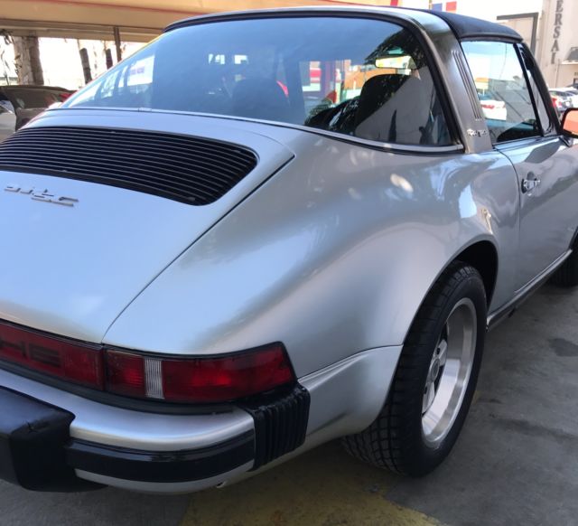 1969 Silver Porsche 911 Coupe convertable