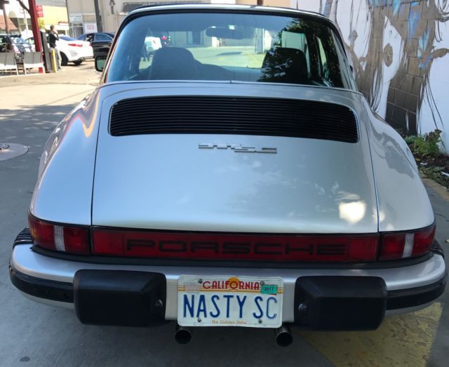 1969 Silver Porsche 911 Coupe convertable