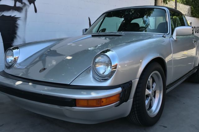 1969 Silver Porsche 911 Coupe convertable