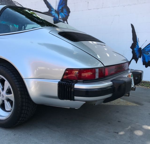 1969 Silver Porsche 911 Coupe convertable