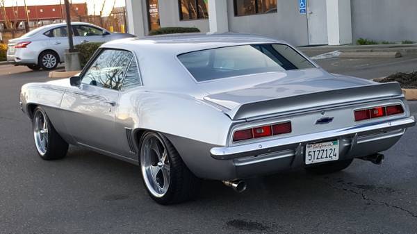 1969 Silver Chevrolet Camaro Coupe