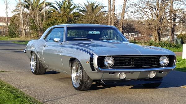1969 Silver Chevrolet Camaro Coupe