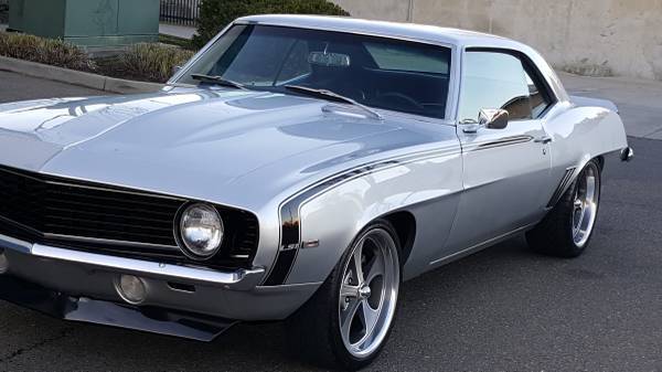 1969 Silver Chevrolet Camaro Coupe