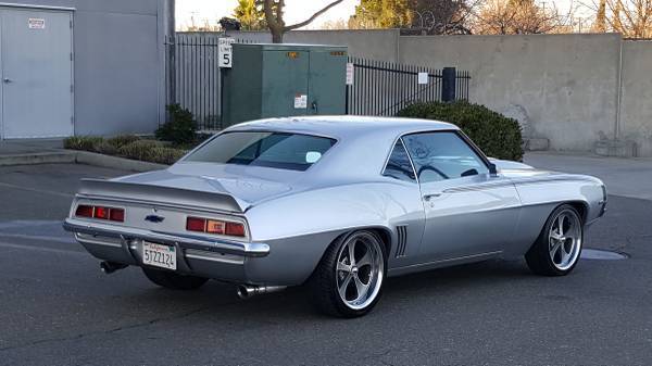 1969 Silver Chevrolet Camaro Coupe