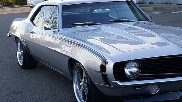 1969 Silver Chevrolet Camaro Coupe