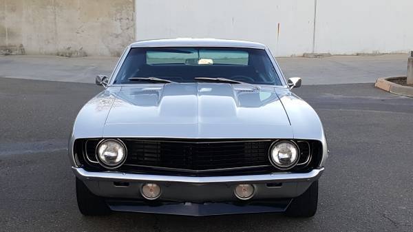 1969 Silver Chevrolet Camaro Coupe