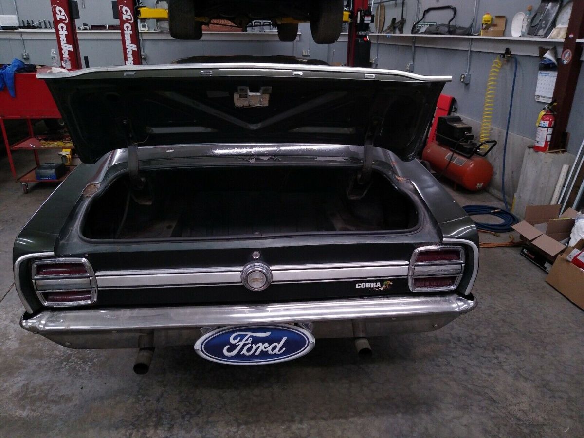 1969 Green Ford Torino Hardtop Automatic Fastback