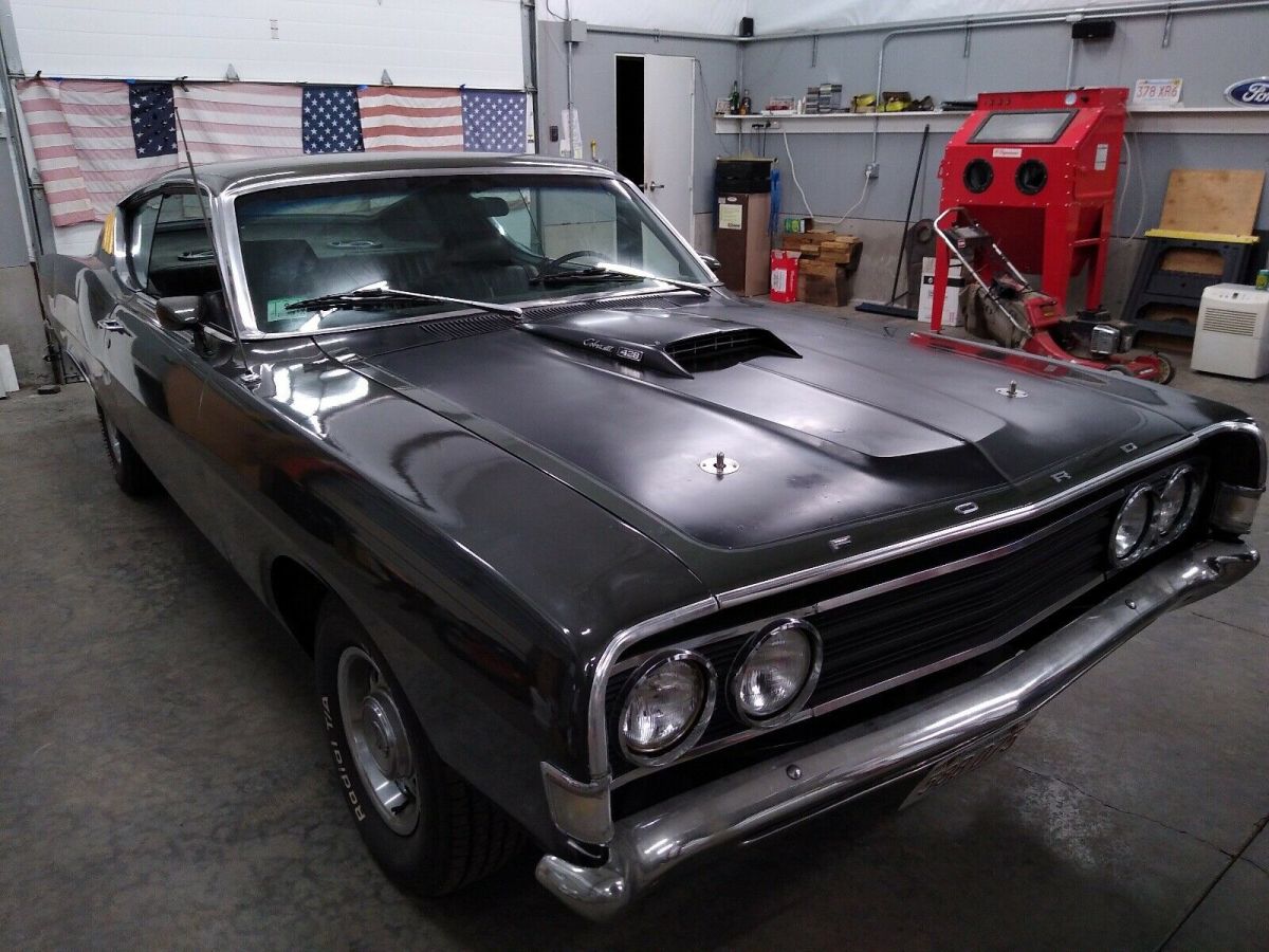 1969 Green Ford Torino Hardtop Automatic Fastback