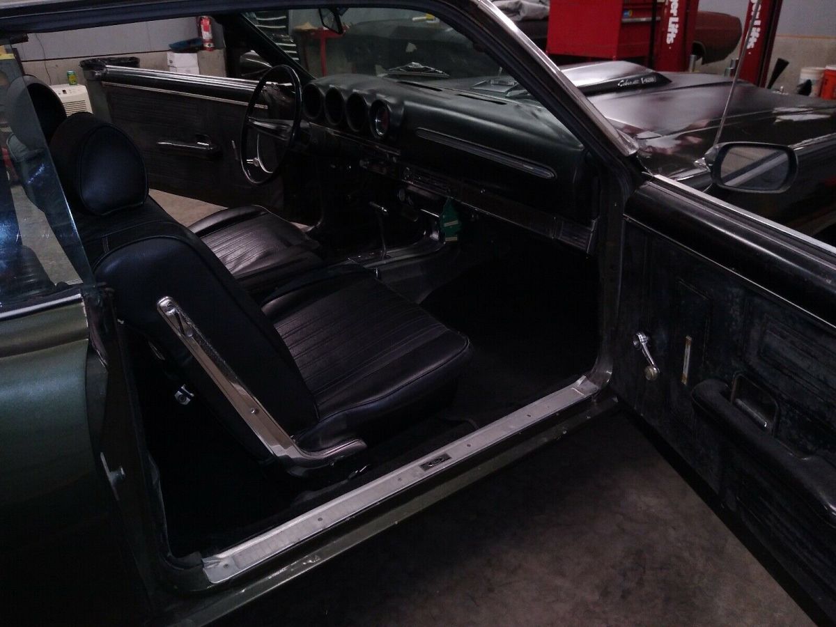 1969 Green Ford Torino Hardtop Automatic Fastback