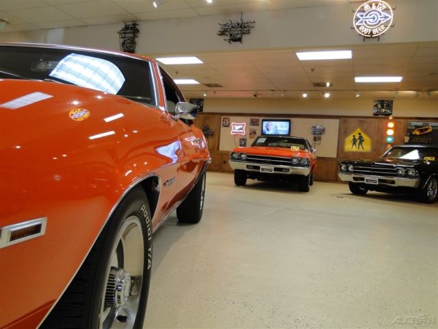 1969 Orange Chevrolet Camaro