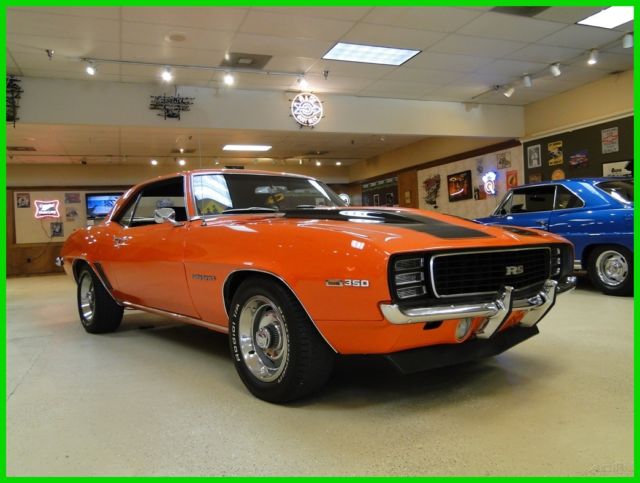 1969 Orange Chevrolet Camaro