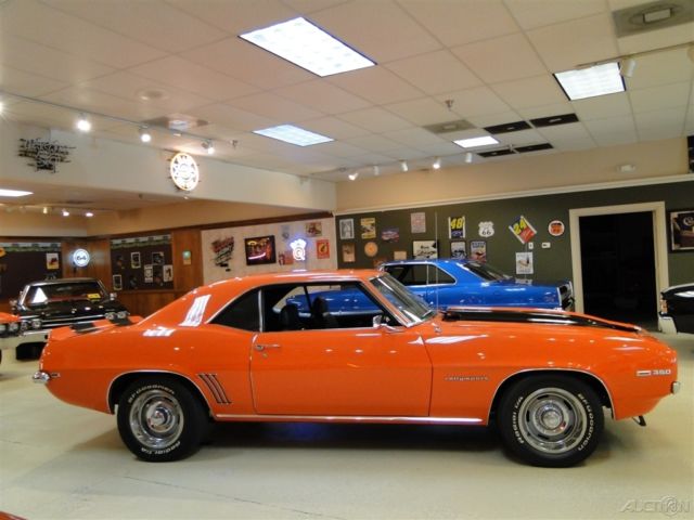 1969 Orange Chevrolet Camaro