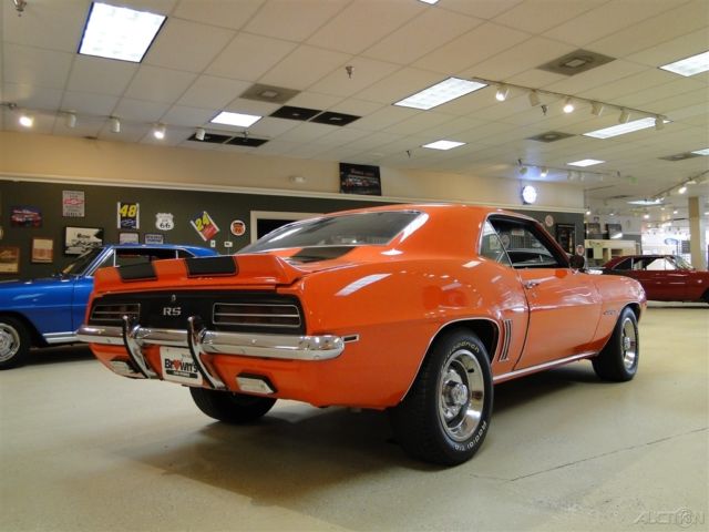 1969 Orange Chevrolet Camaro
