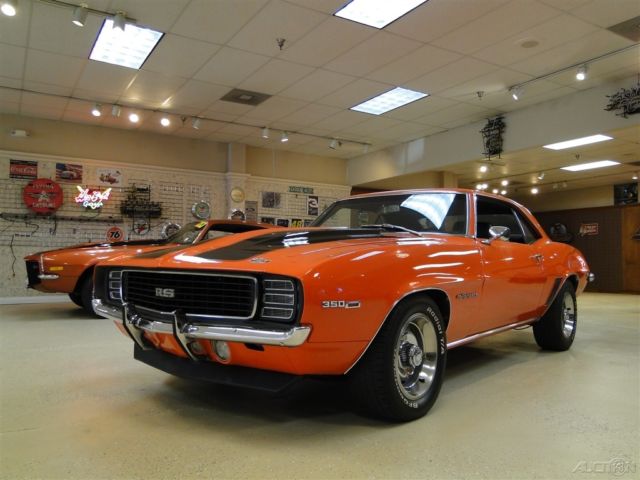 1969 Orange Chevrolet Camaro