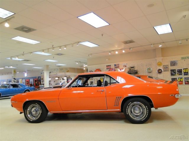 1969 Orange Chevrolet Camaro