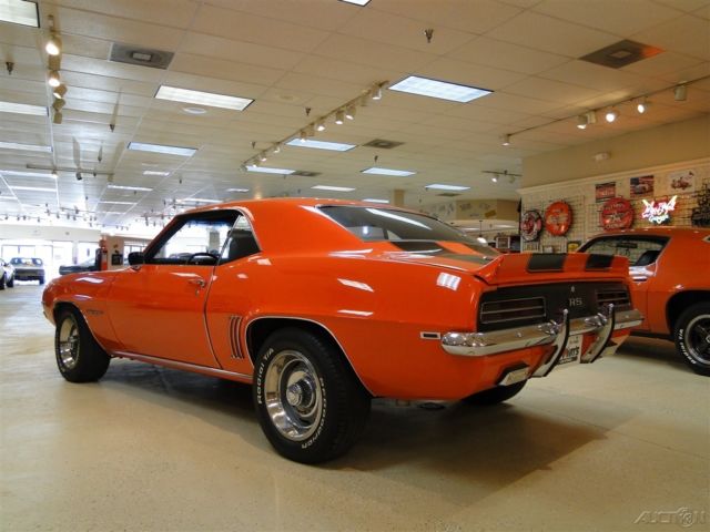 1969 Orange Chevrolet Camaro