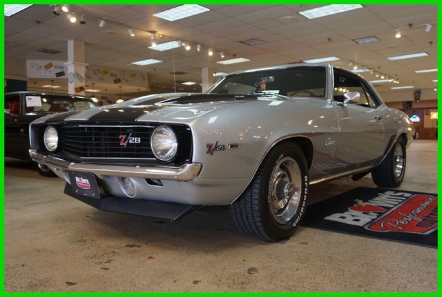 1969 Silver Chevrolet Camaro
