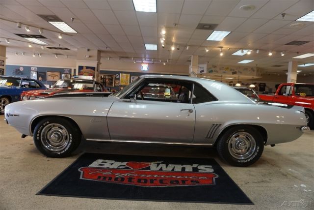 1969 Silver Chevrolet Camaro
