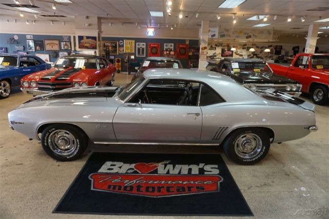 1969 Silver Chevrolet Camaro