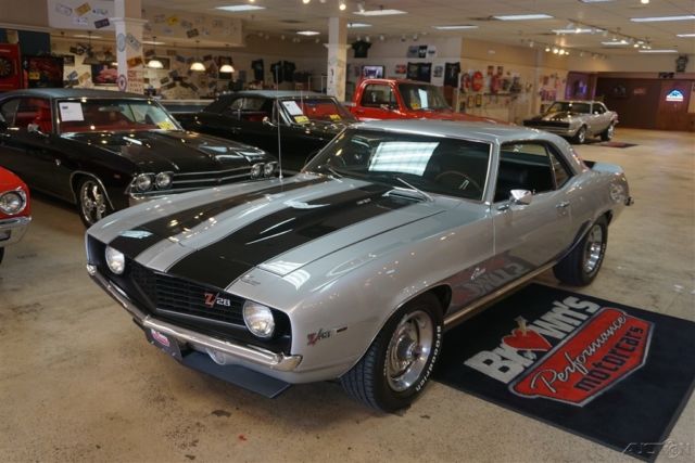 1969 Silver Chevrolet Camaro