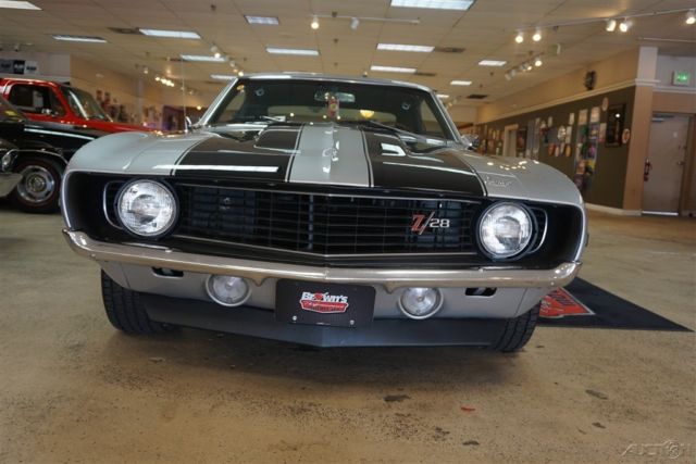 1969 Silver Chevrolet Camaro