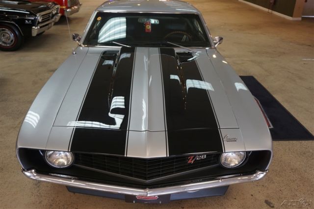 1969 Silver Chevrolet Camaro