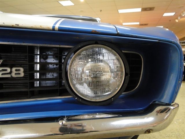 1969 Blue Chevrolet Camaro