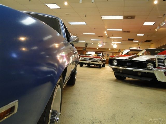 1969 Blue Chevrolet Camaro