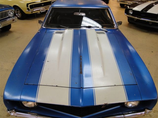 1969 Blue Chevrolet Camaro